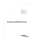 Avaya Configuring ATM DXI Services User's Manual
