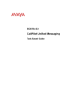 Avaya CallPilot Unified Messaging BCM Rls 6.0 User's Manual