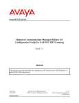 Avaya Business Communications Manager Release 5.0 Configuration Guide