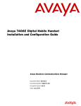 Avaya 7406E Configuration Guide