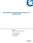 Avaya Business Communications Manager 5.0 User's Manual
