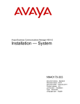 Avaya Business Communications Manager 450 6.0 Installation Manual