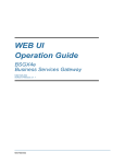 Avaya BSGx4e Operation Guide