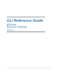 Avaya BSGx4e CLI Reference Guide