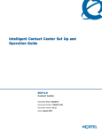 Avaya BCM 5.0 - Contact Center - Intelligent Contact Center User's Manual