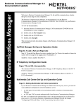 Avaya BCM 3.6 User's Manual