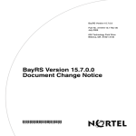 Avaya BayRS Version 15.7.0.0 User's Manual