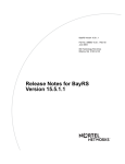 Avaya BayRS Version 15.5.1.1 (308663-15.5.1.1 Rev 00) Release Notes