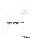 Avaya BayRS Version 15.0.0.0 Release Notes