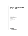 Avaya BayRS Version 13.20 Release Notes