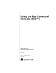 Avaya Bay Command Console User's Manual