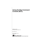 Avaya Bay Command Console BCC User's Manual
