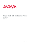 Avaya B179 User Guide