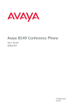 Avaya B149 User Guide