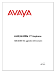 Avaya 4630/4630SW Application Note