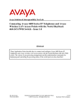 Avaya 4600 Series IP Telephones User's Manual