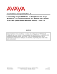 Avaya 4600 Series IP Telephones User's Manual