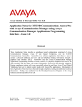Avaya 4600 Series IP Telephones Application Note