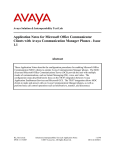 Avaya 4600 Series IP Telephones Application Note