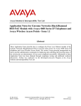 Avaya 4600 Series IP Telephones Application Note