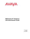 Avaya 4600 Series IP Telephone Administrator's Guide