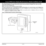 Avaya 3900 Series Display-Based Accessory Module Installation Guide