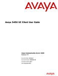 Avaya 3456 UC Client - Communication Server 1000 User Guide
