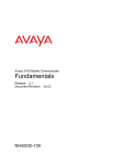 Avaya 3100 Mobile Communicator Fundamentals User's Manual