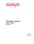 Avaya 2420 Digital Telephone User's Guide