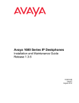 Avaya 1600 Series User's Manual