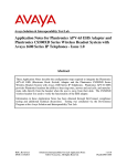 Avaya 1600 Series IP Deskphones Application Note