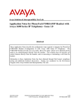 Avaya 1600 Series IP Deskphones Application Note