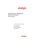 Avaya 1230 with SIP Software User Guide