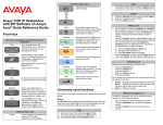 Avaya 1230 with SIP Software Quick Reference Guide