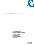 Avaya 1200 Series User Guide