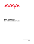 Avaya 1010 and 1020 Administrator's Guide