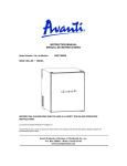 Avanti EWC1600M User's Manual