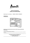 Avanti RM4550W-2 User's Manual