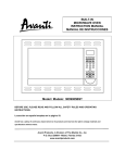 Avanti MO9005BST User's Manual