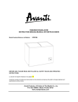 Avanti CF210G User's Manual