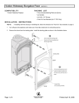 Avalon Stoves 21 TRV User's Manual