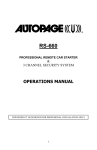 Auto Page RS-660 User's Manual