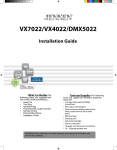 Audiovox VX4022 Installation Manual