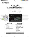 Audiovox VX4020 Installation Manual