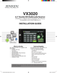 Audiovox VX3020 Installation Manual