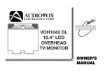 Audiovox VOH1042 DL User's Manual