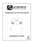 Audiovox VOD806 User's Manual