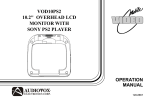 Audiovox VOD10PS2 Owner's Manual