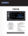 Audiovox VM9125 Installation Manual