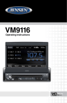 Audiovox VM9116 Owner's Manual